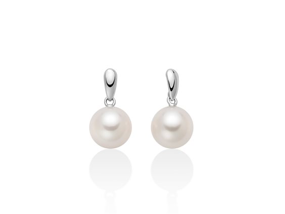 Orecchini Miluna Donna Le Perle in Oro bianco Perla PER2300 - PER2300